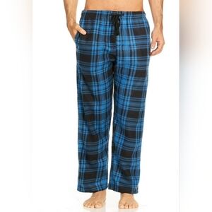 Joe Boxer Blue and Black Lounge Pants Polyester Size XL